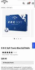 Callaway E  R  C Soft Truvis Golf Balls Tour Preferred Yellow/Blue