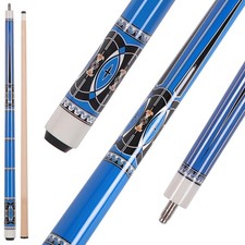   48 Inch Short Pool Cue Stick for Beginners, Canadian Maple Billiard Cues for...