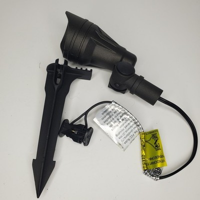 20-Watt Equivalent Low Voltage Black Integrated LED Outdoor Landscape Spot Light
