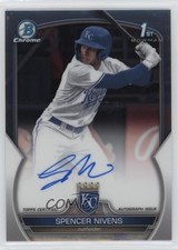 2023 Bowman Draft Chrome Prospect Auto Spencer Nivens #CDA-SN Auto 0r5k