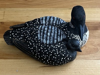 Lipco Long Loon and Baby Decoy Figurine Approx 5 