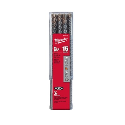 Milwaukee 48-20-7931 SDS Plus MX4 Carbide Bit 15-Pack