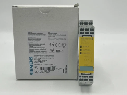 Relé de seguridad Siemens 3TK2821-2CB30 nuevo uno envío rápido 3TK2 821-2CB30 - Imagen 1 de 4