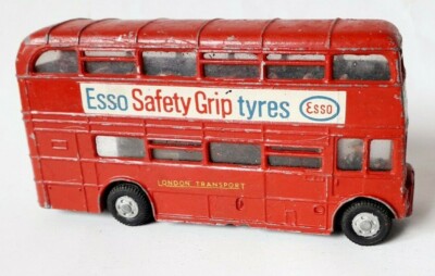 Vieux Dinky Routemaster Bus 289 Tern Shirts – Édition Rare 1960 Avec Boîte D’Origine Impeccable
