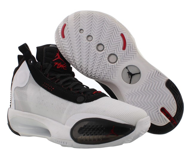 Nike Air Jordan XXXIV GS 34 Bred White 