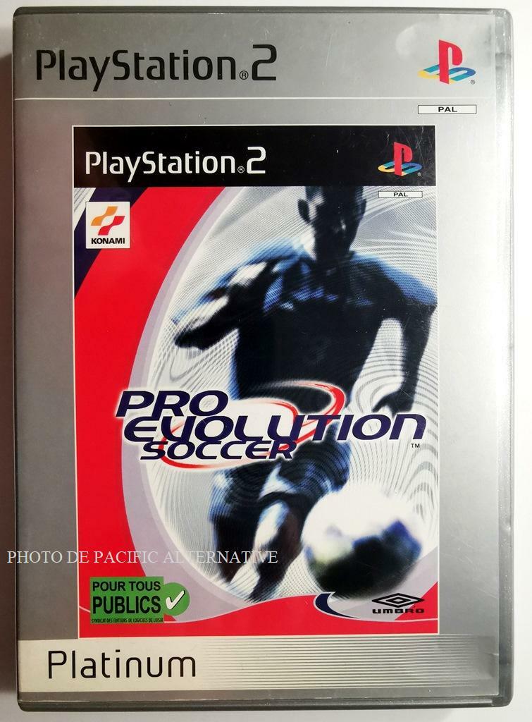 jeu PRO EVOLUTION SOCCER PES 1 Platinum 2001 playstation 2 PS2 francais COMPLET