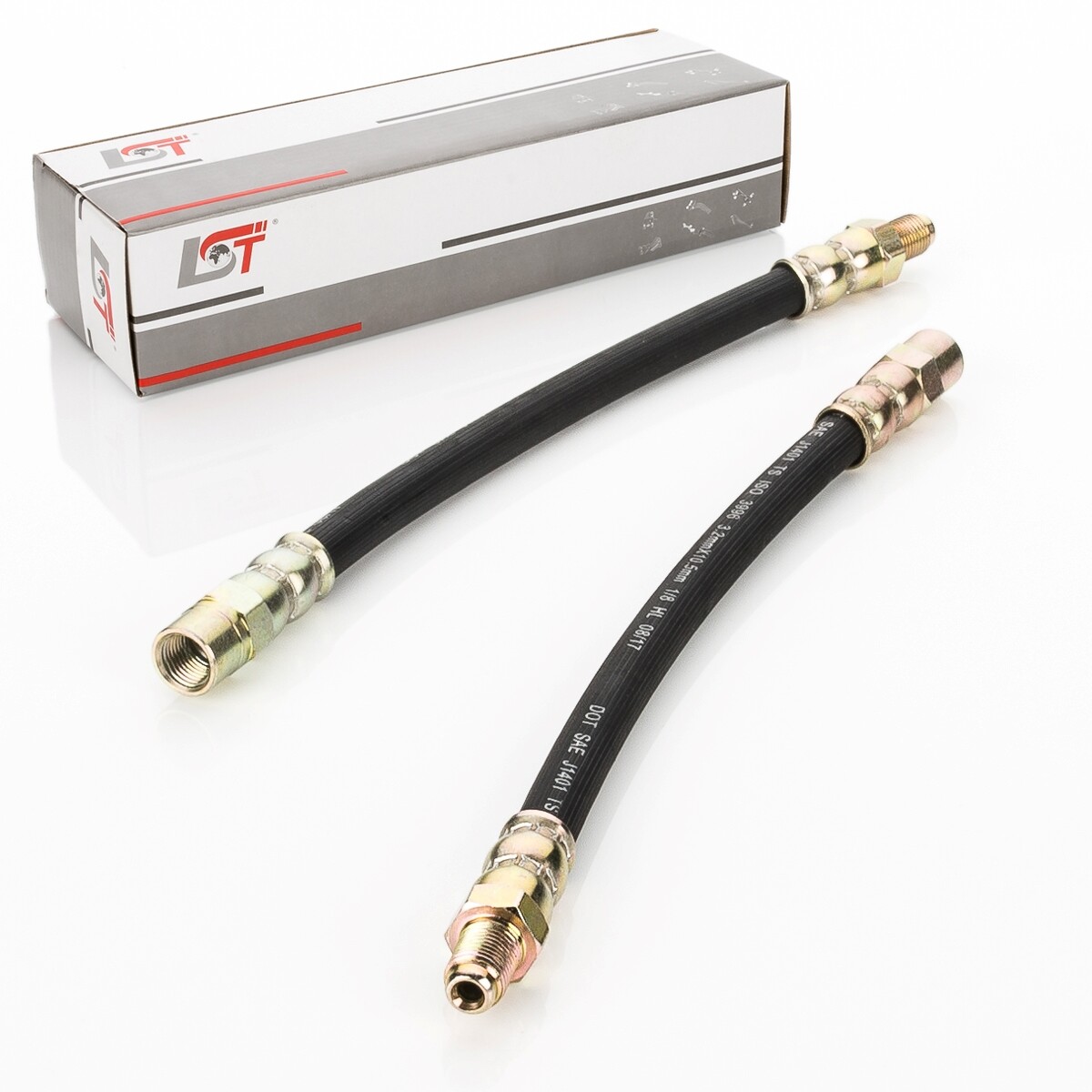 2x Brake Hose Rear for VOLVO 66 - 220 mm