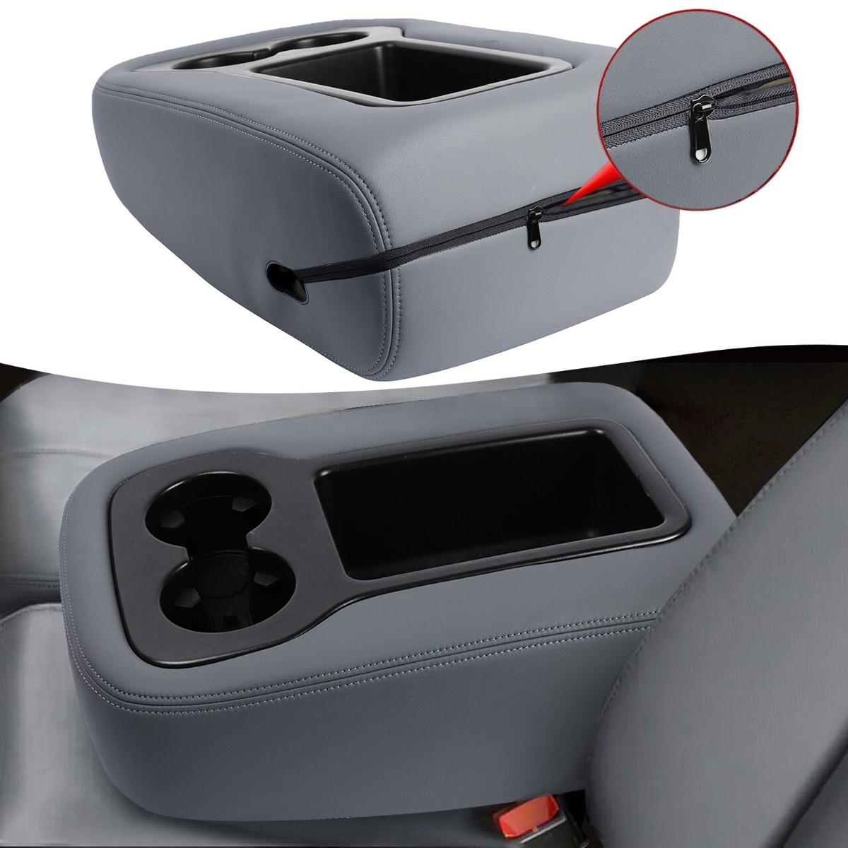 Fits 2007-2014 Silverado Center Console Armrest Jump Seat Cover
