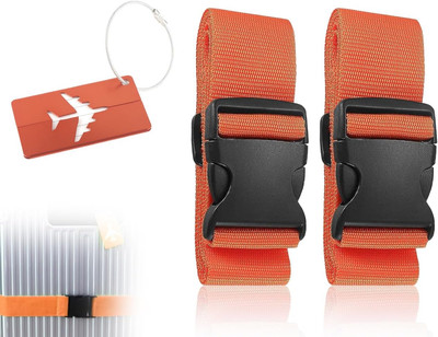 2 Stück kofferband koffergurte, Gepäckgurt Luggage Strap, Gepäckband Verstellbar