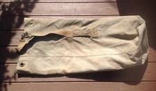 vintage WWII duffle bag MARINE trench army military NAMED ORIGINAL