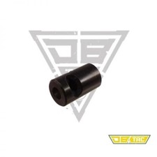 1/2x28 Thread Compact Short Smooth Finish Surface Muzzle Brake For 5.7x28