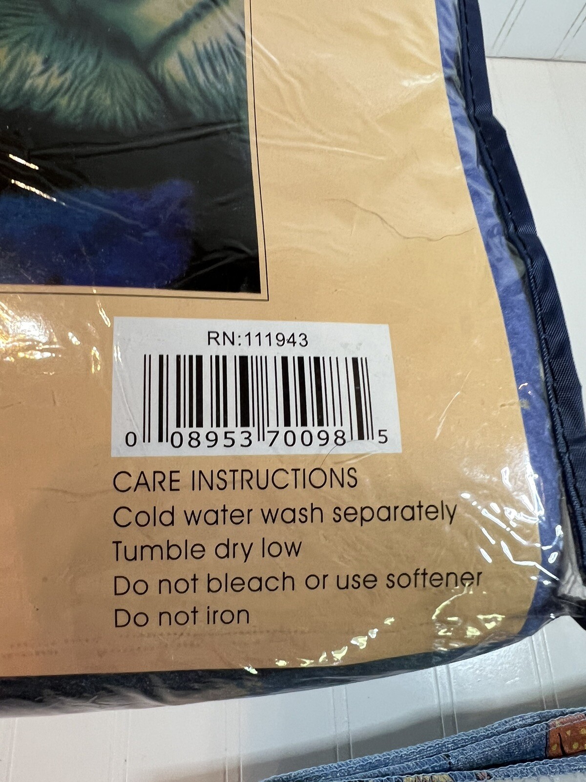 NEW NORTHPOINT POLAR BEAR FLEECE THROW BLANKET MULTICOLOR 50” x 60