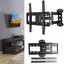 TV Bracket Wall Mount Double Arms Ultra Strong Stable Support LCD LED ...