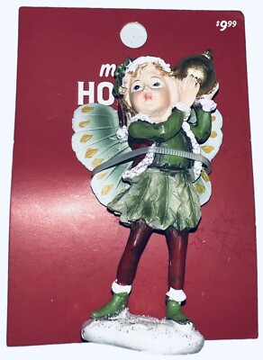 Maker's Holiday Littles Elf  Christmas Figurine  NWT  Jo-Ann Store Miniature New
