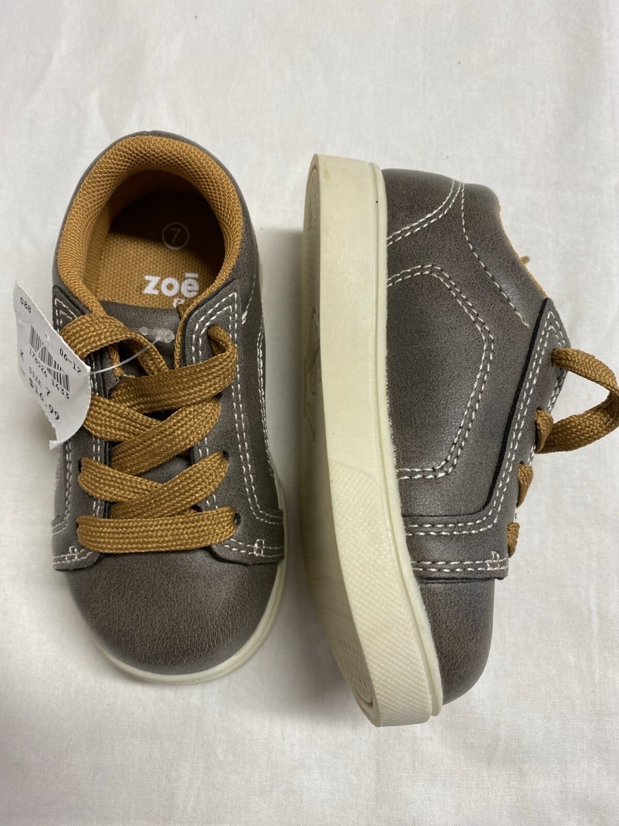 Zoe & Zac Kids Shoes Gray in Size 7 Skid Resistant Soles | eBay