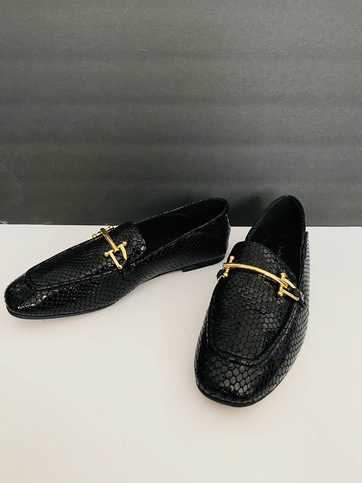 LOAFER BLACK INTEREST LEATHER WOMENS 