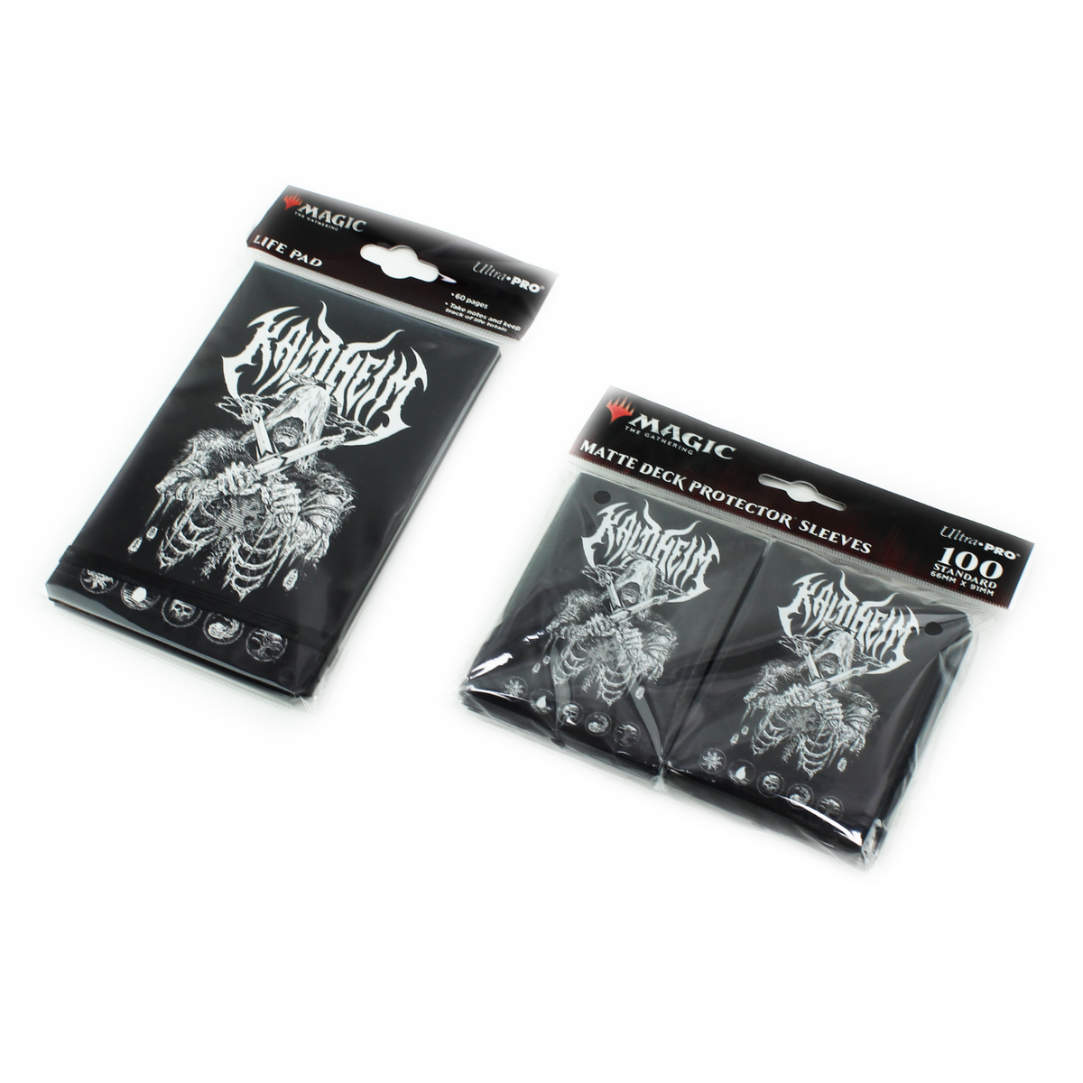 Kaldheim RARE Metal Alt Art Deck Sleeves Ultra Pro 100 Kaldheim RARE Metal Alt Art Deck Sleeves Ultra Pro 100