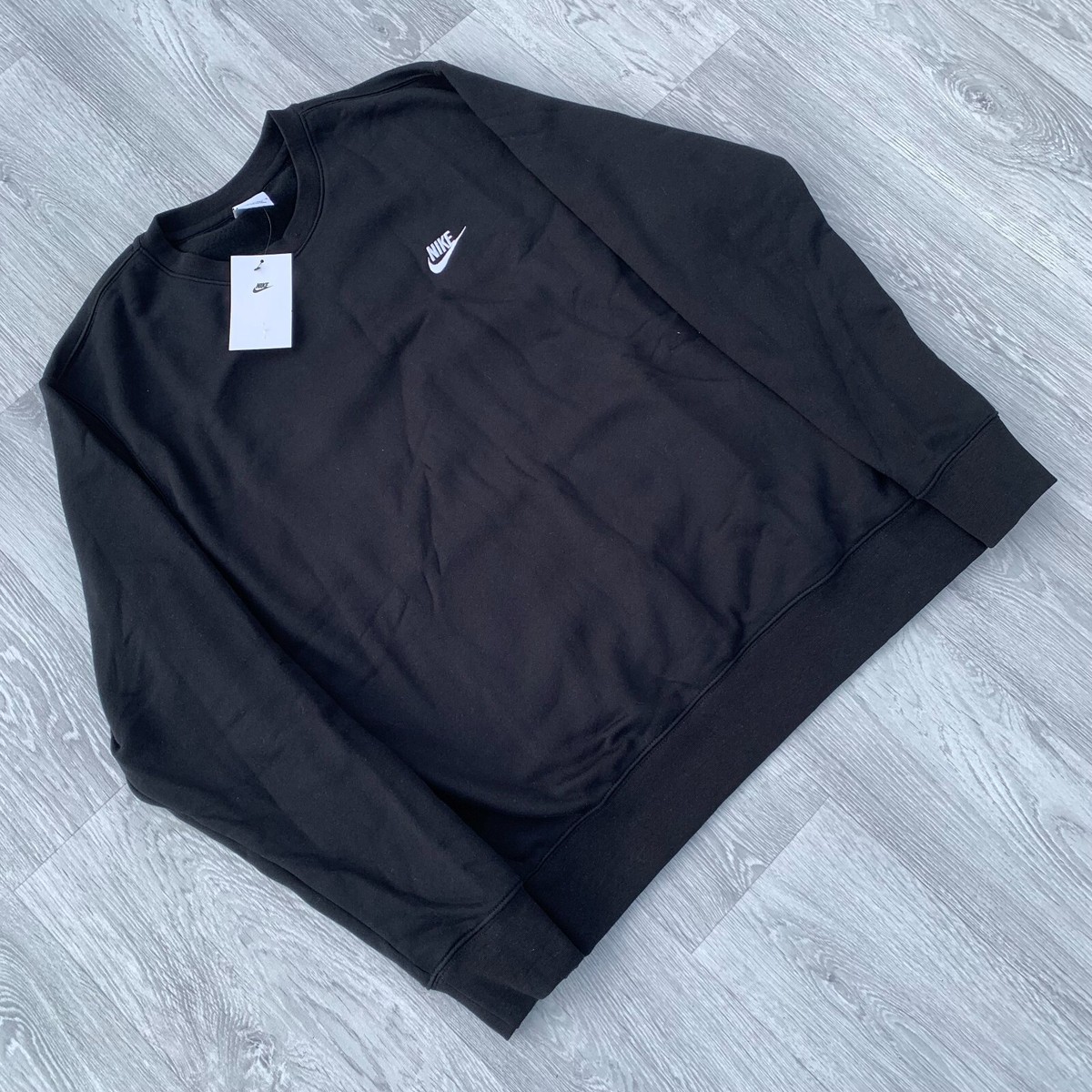 Nike Foundation Club Fleece Club Sweatshirt Black [BV2662-010]