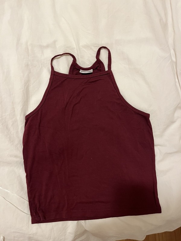 Brandy Melville Maroon Crop Top M