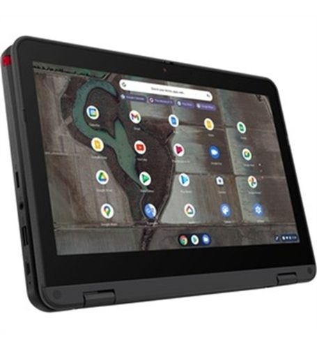 Lenovo 500e Chromebook Gen 3 11.6" (32GB eMMC, Intel Celeron N, 2.80 GHz, 4GB) Laptop - Gray - 82JB0001US