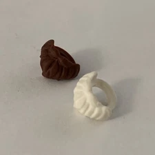 Lego Parts 93223 (1pc) Minifigure, Beard Medium Short