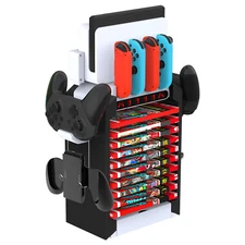 Multifunctional Storage Stand for Switch with Controller Charger