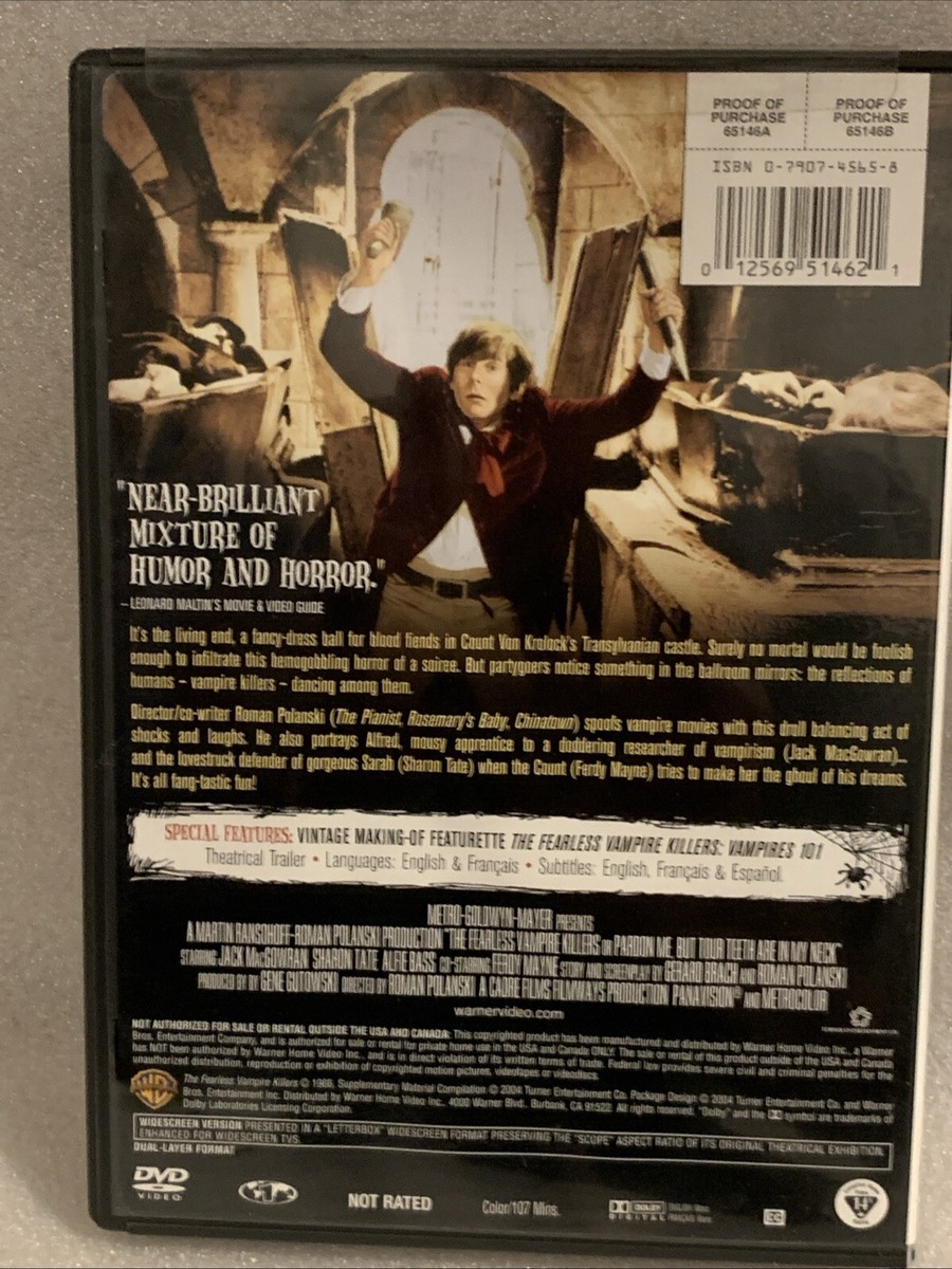 The Fearless Vampire Killers (DVD, 1966) Widescreen Sharon Tate