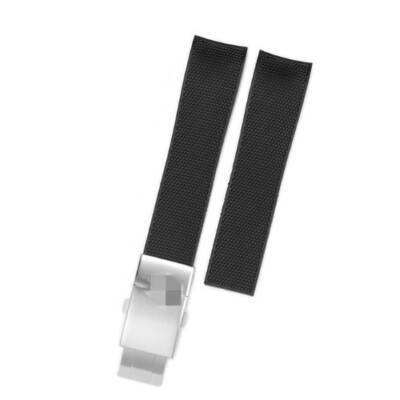 Soft Rubber Silicone waterproof Watch Band Strap 19/21mm fit Longines Conquest