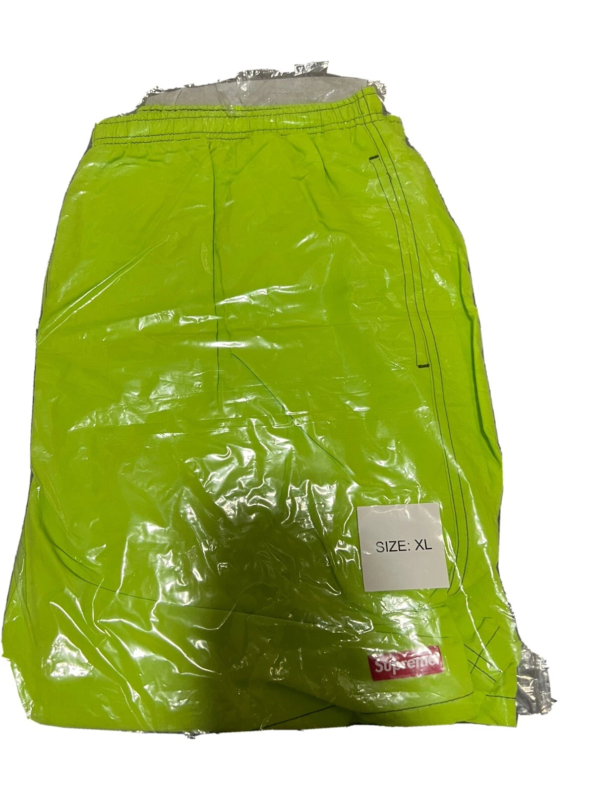 supreme arc logo water short lime size xl