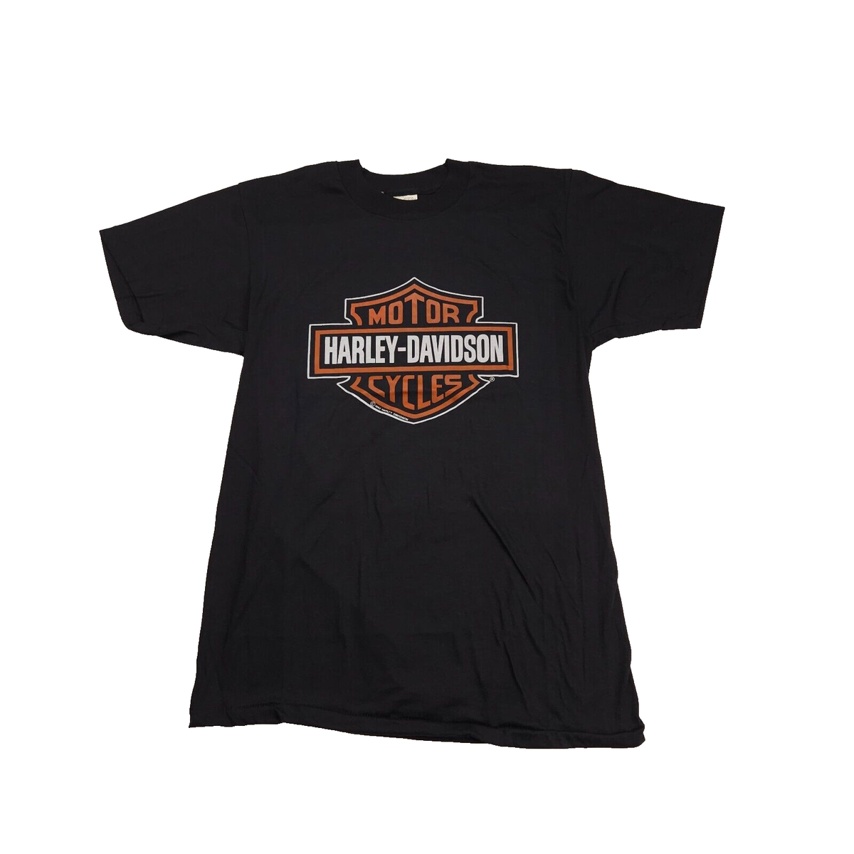 Vintage 80s Harley-Davidson Shield NEW 1982 Screen Stars T-Shirt L 