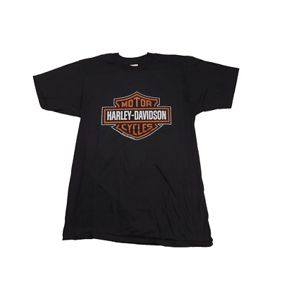 80's Harley-Davidson Tシャツ ブラックＬ Vintage 80s Harley-Davidson Shield NEW 1982 Screen Stars T-Shirt L