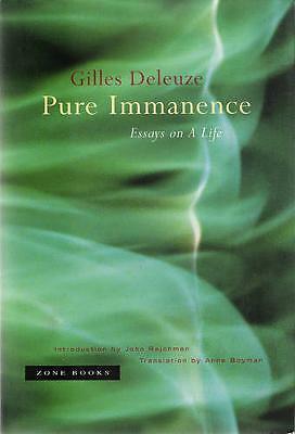 Pure Immanence: Essays on A Life by Gilles Deleuze (Paperback, 2005)