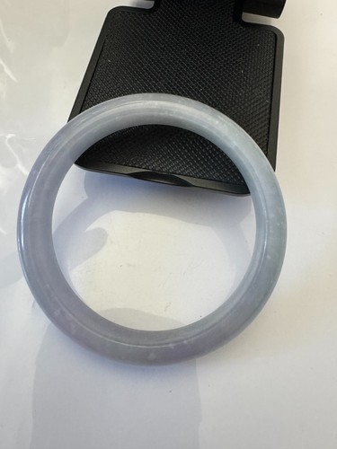 58 mm Grade A Lavender Burmese Jadeite Jade Bangle - Picture 5 of 6