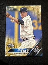 2016 Topps Pro Debut #94 Kyle Holder Gold #/50 Yankees Card
