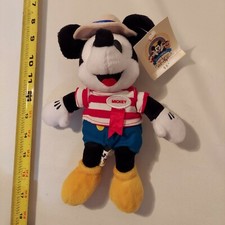 NWT 2000 Disney Parks Convention Public Day Mickey Mouse Bean Bag Plush