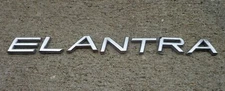 Hyundai Elantra trunk emblem letters badge decal logo OEM Factory Genuine Stock