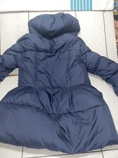 Uniqlo +j Jil Sander Down Shaped Line Jacket Women Size S Navy Bleu