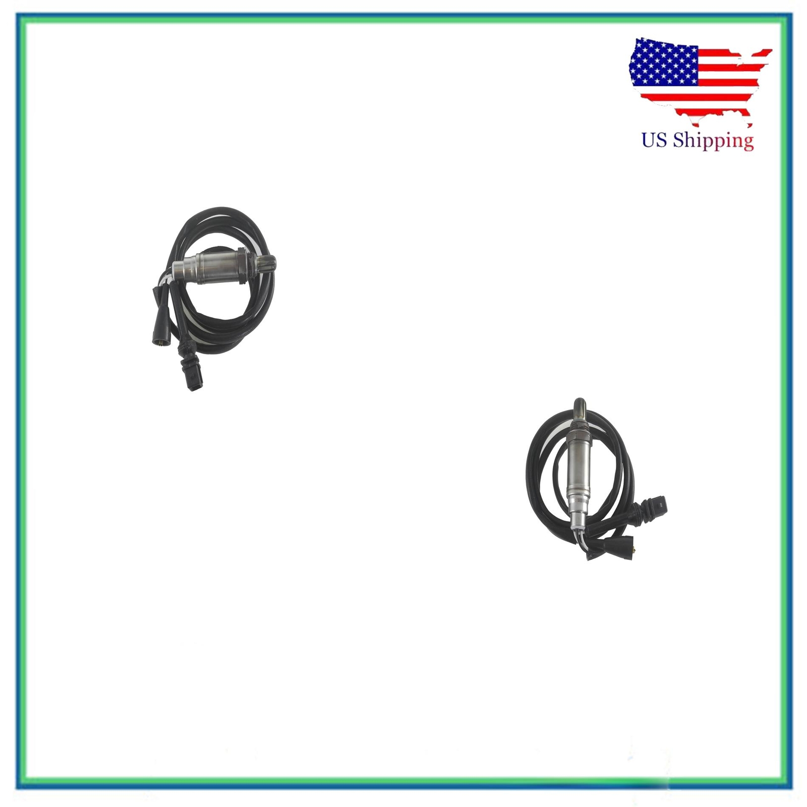 2 Pcs Oxygen Sensor For 1990 Ferrari Mondial t Cabriolet 3.4L