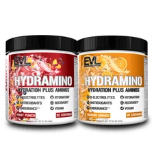 Evlution Nutrition Hydramino - Hydration + Aminos - 30 Servings - All Flavors