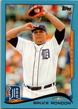 2014 Topps Series 1 (retail) Walmart Blue #160 Bruce Rondon Tigers