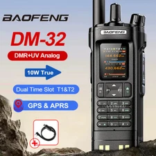 BAOFENG DM-32 GPS DMR Digital Radio Wireless Copy Frequency Walkie Talkie + USB