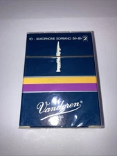 VANDOREN Saxophone Soprano REEDS. STRENGHT 2 (10 REEDS) UNOPENED BOX
