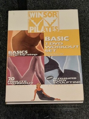 Winsor Pilates Basic 3 DVD Workout Set Step By Step 20 Minute & Body Sculpting