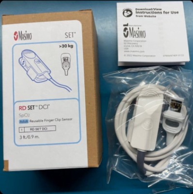 Masimo Adult Finger Sensor RD Set DCI 3Ft #4050 Brand New