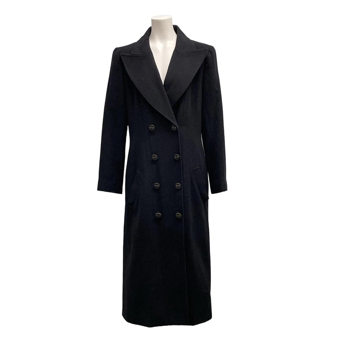 Cappotto in cashmere nero originale CHANEL P20271