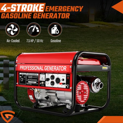 #ad 5000W Portable Inverter Generator Gas Powered Quiet for Home Backup Construction $328.99