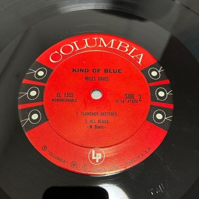 Miles Davis Kind of Blue LP 1959 US Original Mono CL 1355 6 Eye Misprint