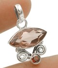 2CT Natural Amethyst 925 Solid Sterling Silver Pendant Jewelry @21-5 — photo 2