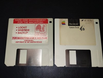 Hard Disk Management For Macintosh 4.0 Two Floppy Discs 