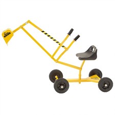 Big Dig Toy Excavator Ride, Sand Digger w/ 360 Rotation Base for Kids Ages 3 ...